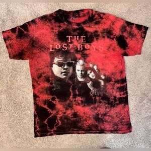 Lost Boys shirt Men’s S tie dye red black vampire
